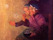 unknow artist Soap Bubbles oil painting on canvas